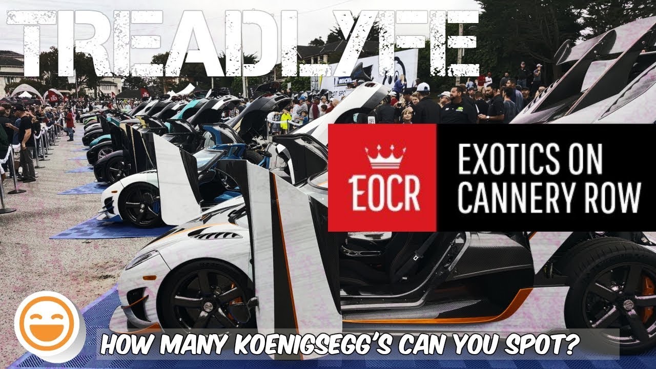 TREADLYFE | Exotics on Cannery Row | Car Week 2017 WHOA! Centenario , Huayra