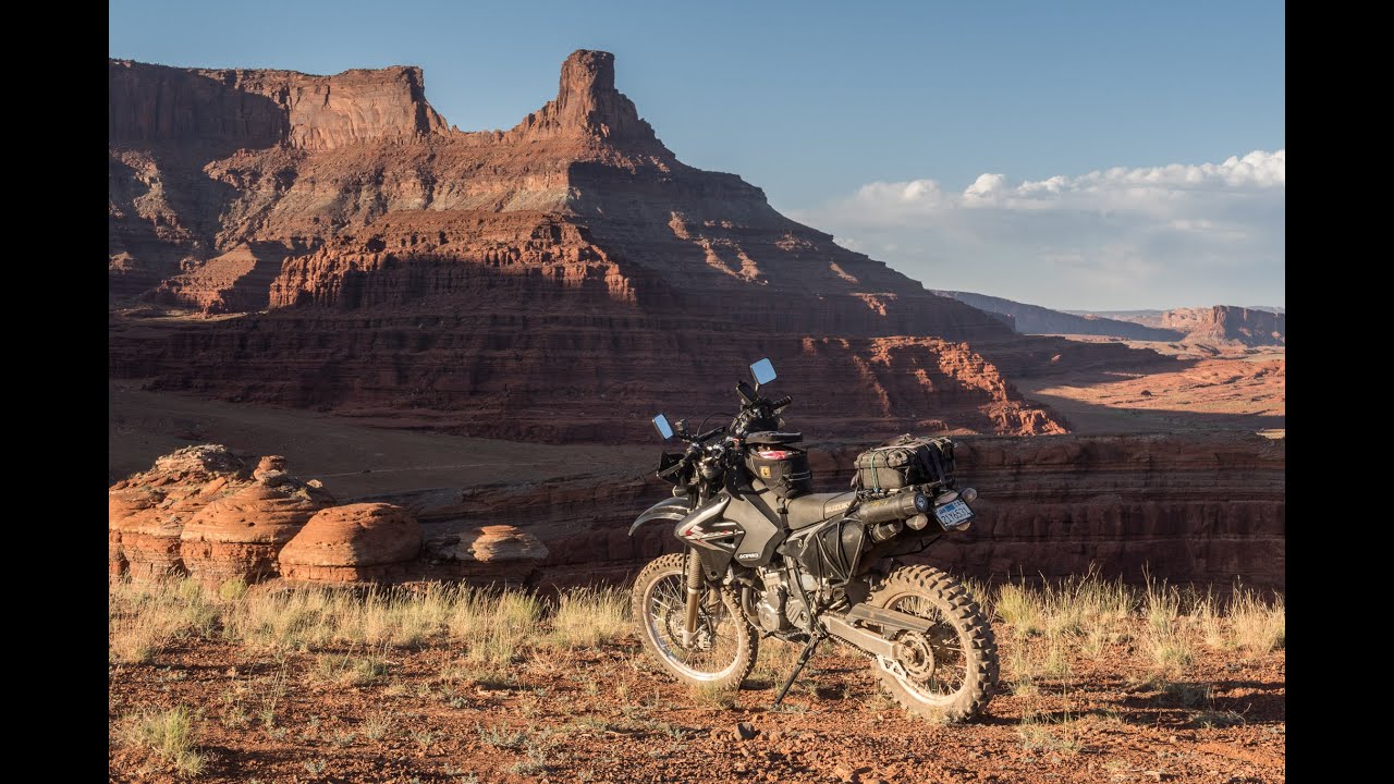 White Rim Trail by dual sport motorcycle YouTube