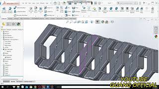 HOW TO MAKE " CHAIN RING " IN SOLIDWORKS 2020