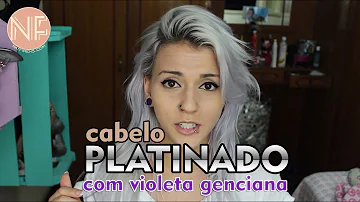 Como deixar o cabelo platinado com violeta?