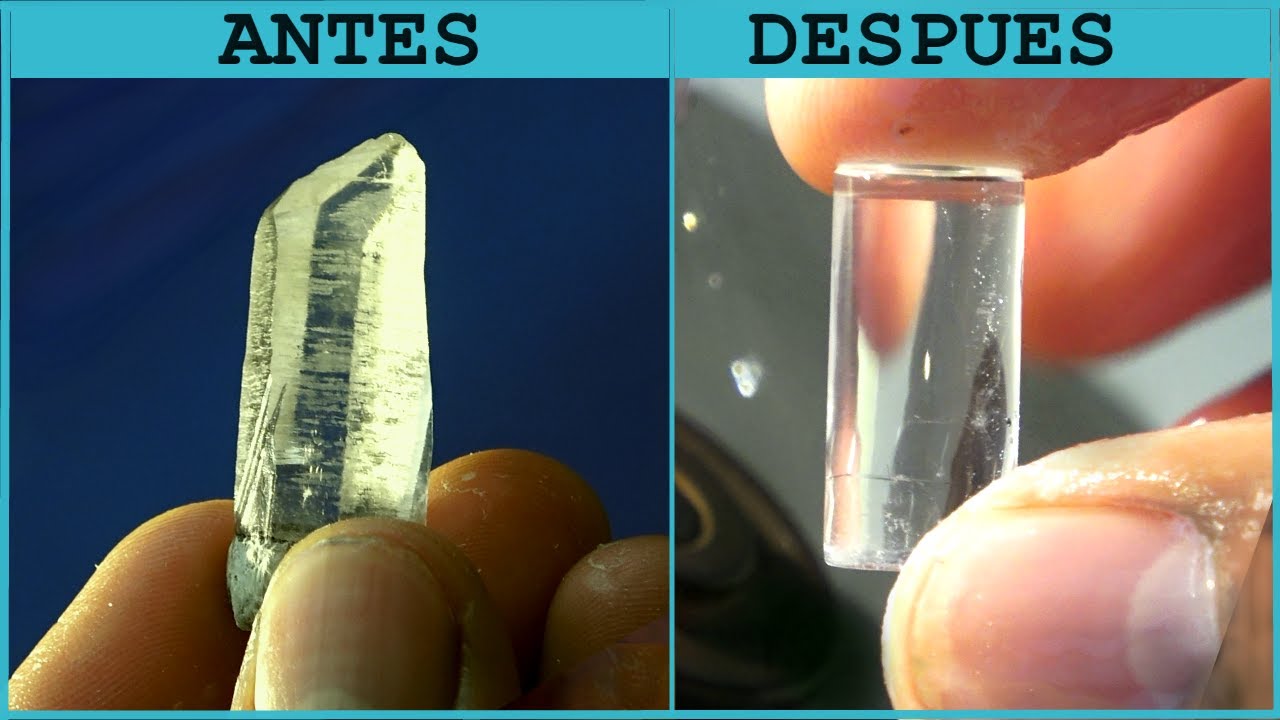 Pulir Cuarzos Tallados como pulir piedras / Ronuarts YouTube