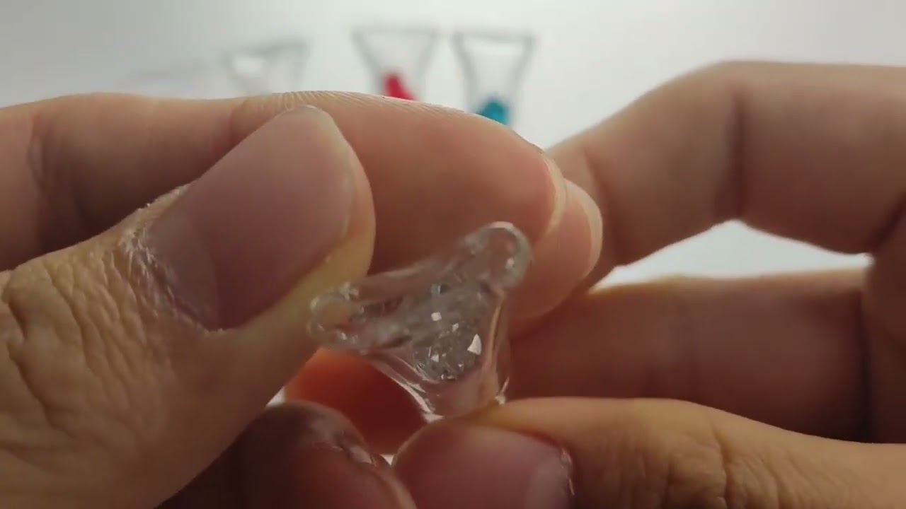 Transparent Glass Cigarette Holder