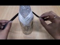 DIY Waste Glass Bottle Decoration!Craft Ideas