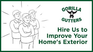 At Gorilla Gutters, We Do Exceptional Gutter, Siding, Soffit, and Fascia Work