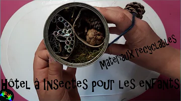 Comment fabriquer un hôtel à insectes avec des enfants ?