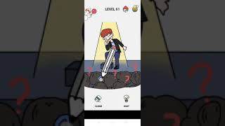 Brain draw level 61 walkthrough Solution