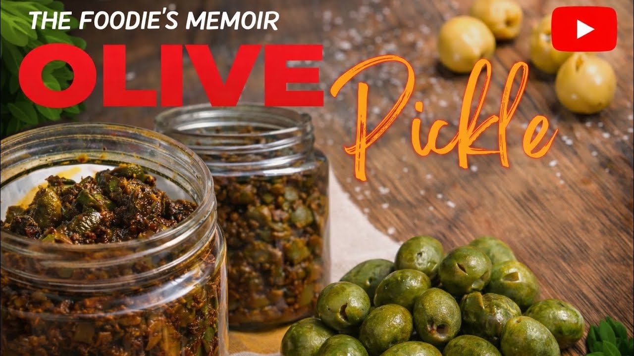 ঘৰত বনোৱা জলফাই আচাৰ | সহজ আৰু সুস্বাদু জলফাই আচাৰ  | Traditional Olive Pickle  | Zaitoon ka Achar