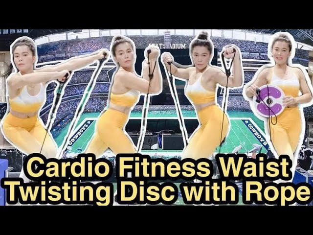 Cardio Fitness Waist Twisting Disc with Rope class=
