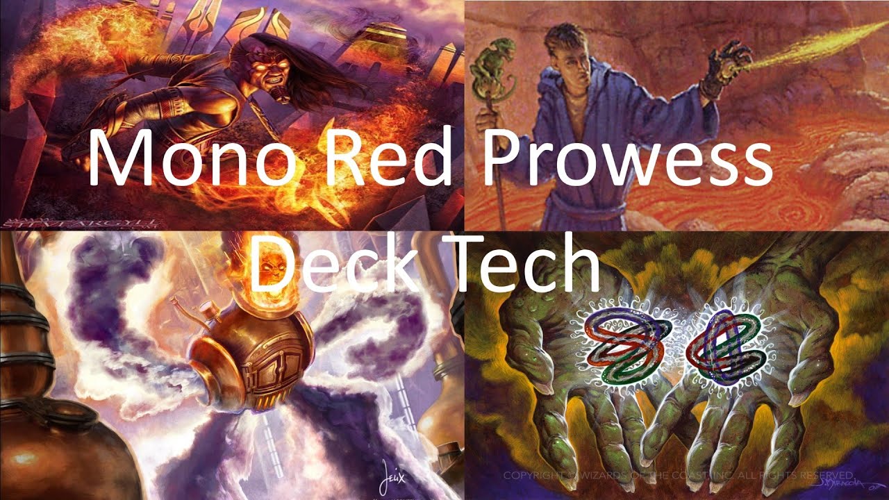 Modern Mono Red Prowess Deck Tech 150 Tier 1 Deck YouTube