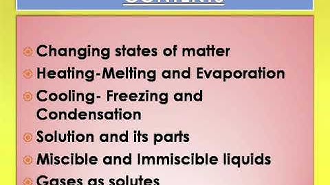 Class IV Science  Chapter-8 Solids, liquids and gases  Part 2