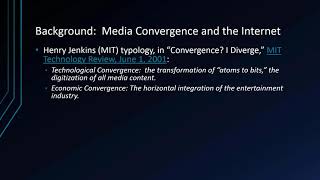 Details New Media Law: Class 1 Intro and Convergence Guide