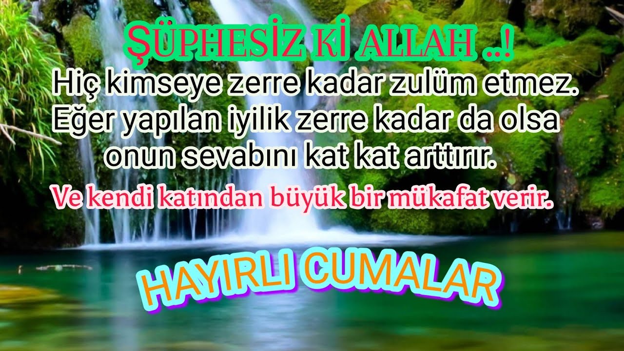 Selam Ve Dua Ile Hayırlı Cumalar