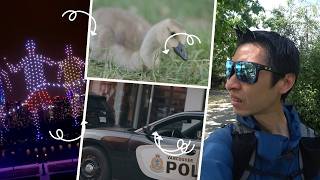 Celestial Drone Show | AI Hallucination Real Life Test On The Streets of Vancouver