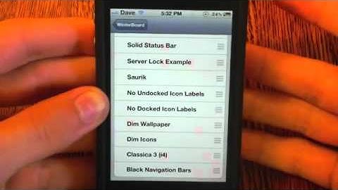 How to Change Themes on iPhone, iPod Touch   iPad - WinterBoard -