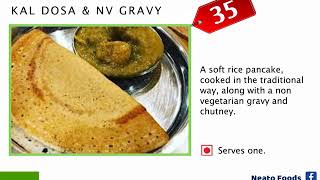 Menu | Dosa| Kal Dosa & NV Gravy| Neato Foods, Ambattur, Chennai. Your Favourite Nearby Restaurants screenshot 5