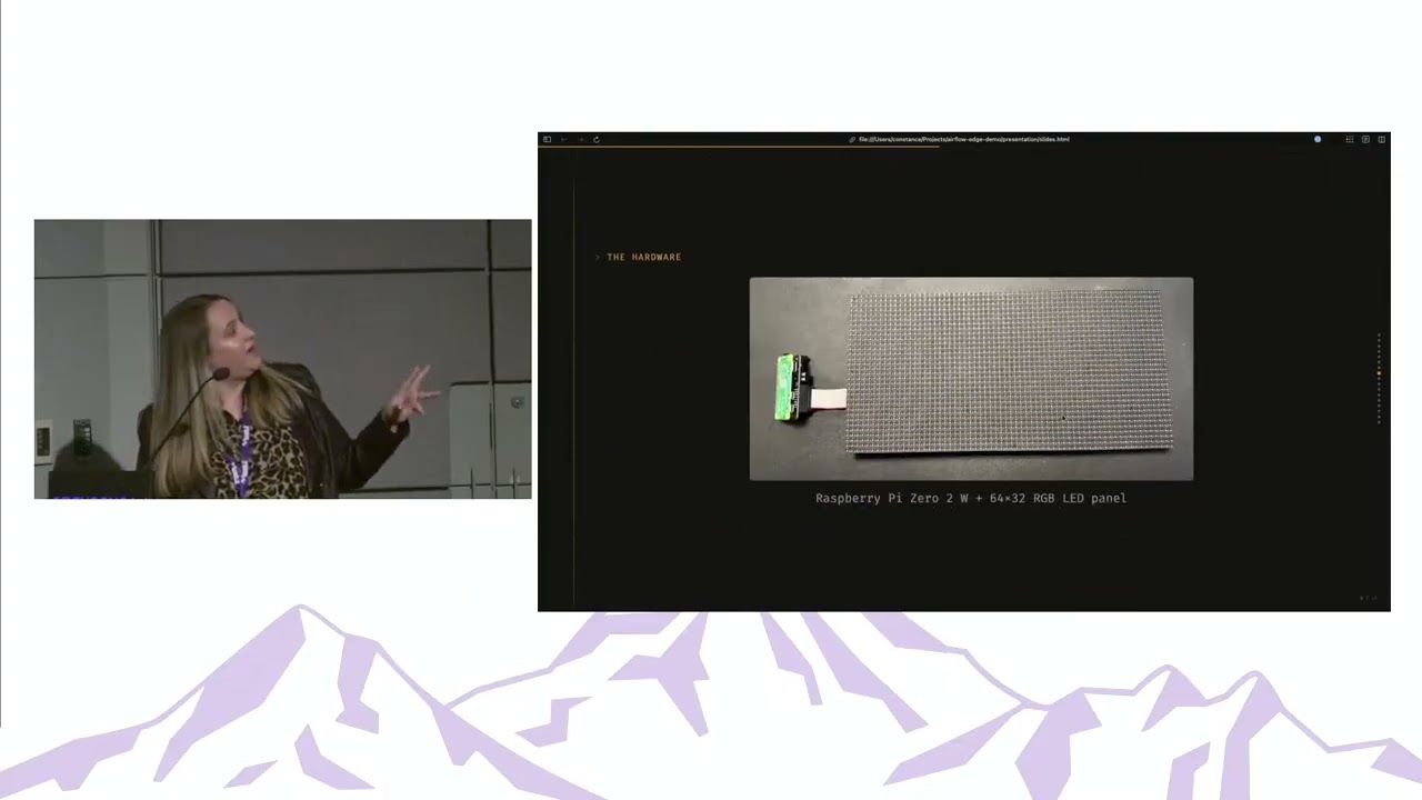 Thumbnail for video: Airflow Beyond the Cloud: Python Workflows at the Edge - Constance Martineau