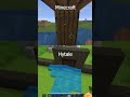 Hytale vs Minecraft Water Physics #hytale #minecraft