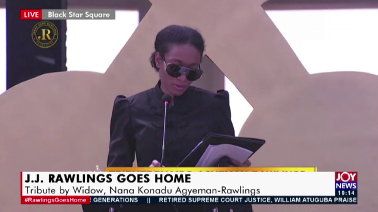 J.J Rawlings Goes Home: Tribute by Widow, Nana Konadu Agyeman-Rawlings - News Desk (27-1-21)