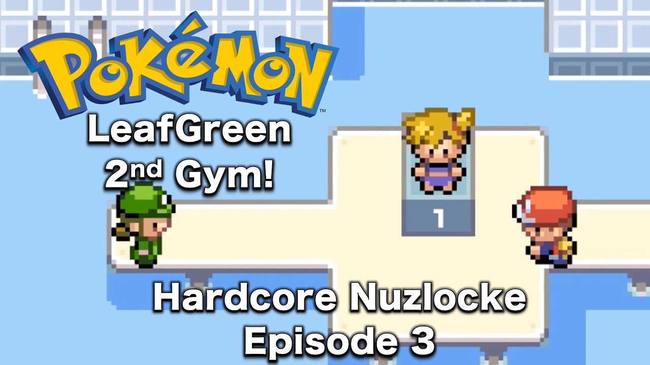Rival Battle and 2nd Gym: Misty! Pokemon LeafGreen Hardcore Nuzlocke - Episode 3