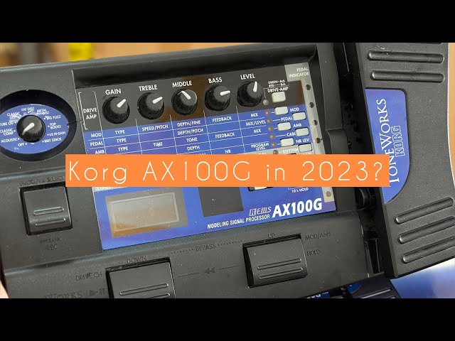 Korg AX100G in 2023 | so WEIRD!!!!! - YouTube