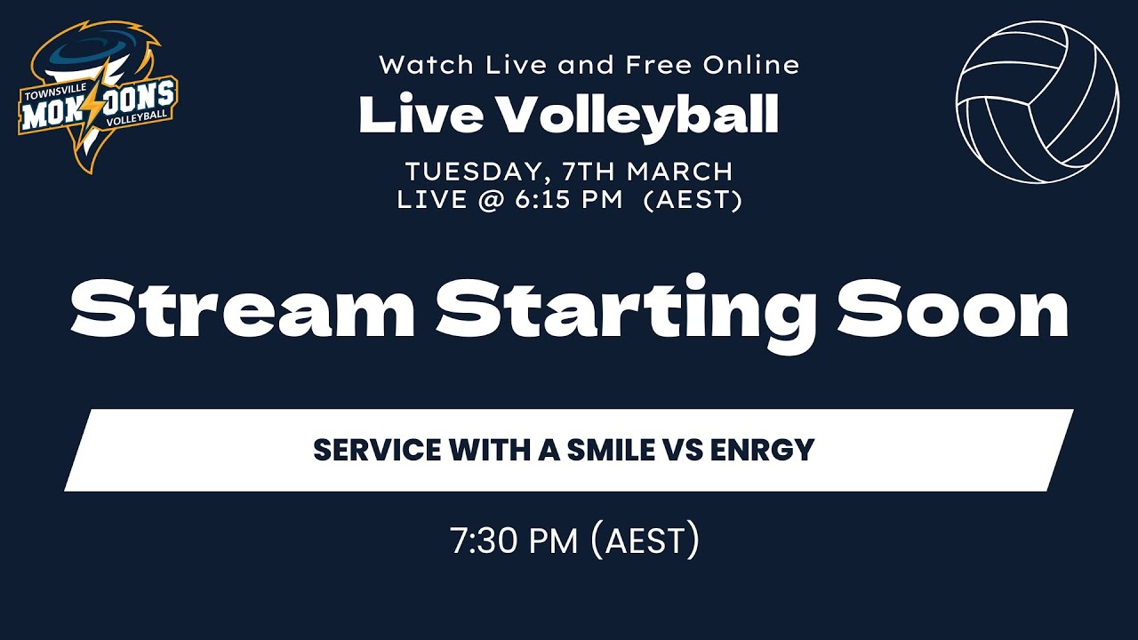 Townsville Volleyball Game 2 Service With A Smile VS Enrgy Tues
