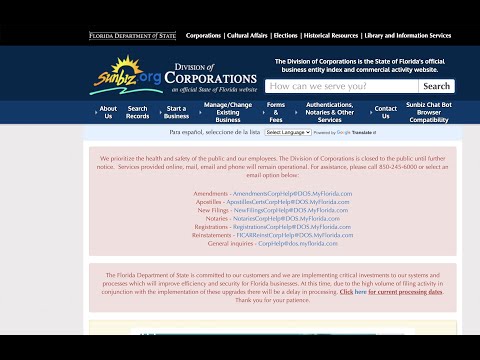 How to File in LLC in Florida (5 Mins)