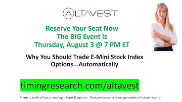 ⏰ Synergy Traders #46.07: Why You Should Trade E-Mini Stock Index Options with Erik Gebhard