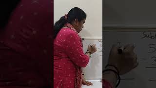 #borrow method for subtraction#math # brainly maths by priyanka#shorts