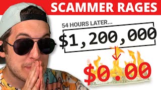 Scammers Insane Rage After Wasting 54 Hours (Crow Pro 3)