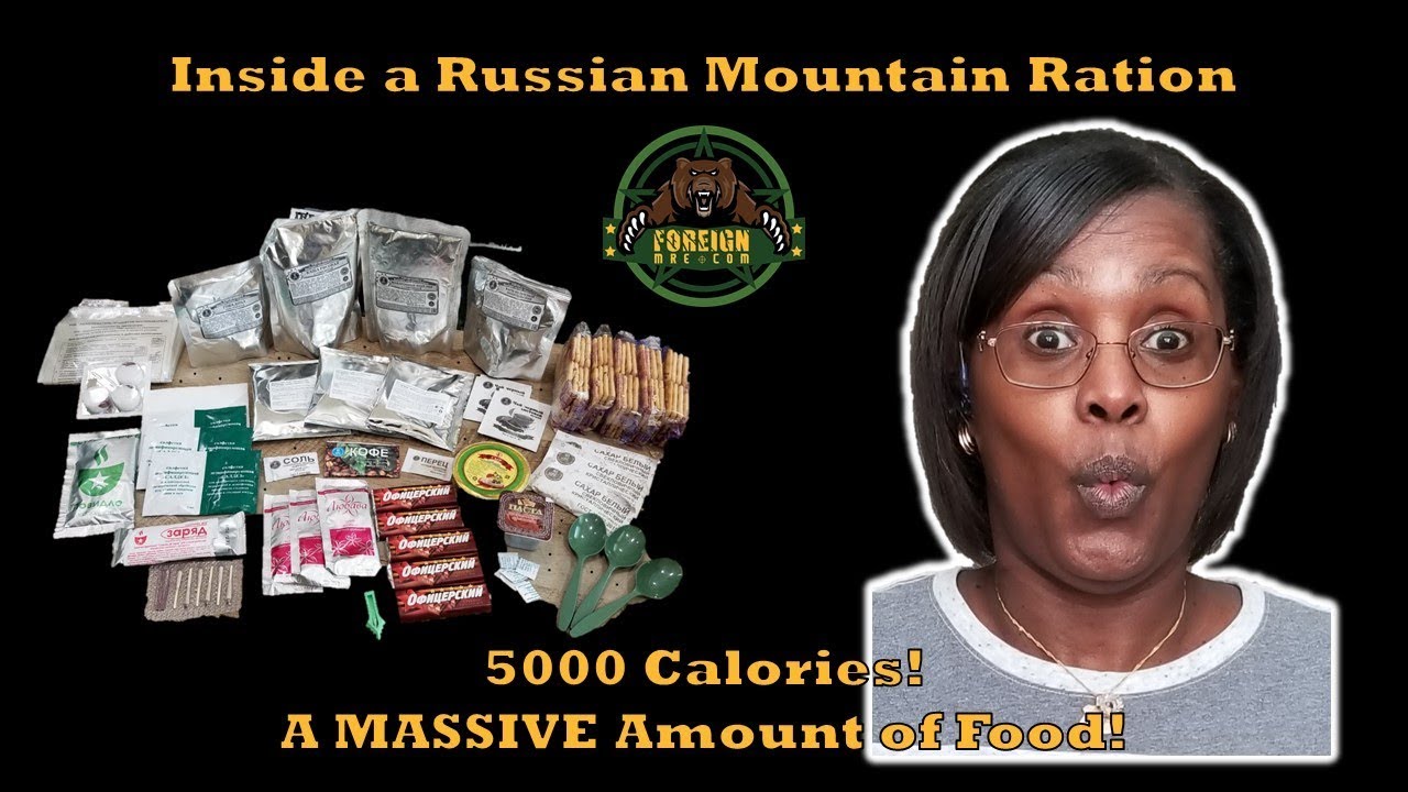 Behind the scenes with NIna Inside the Mountain Ration MRE - YouTube