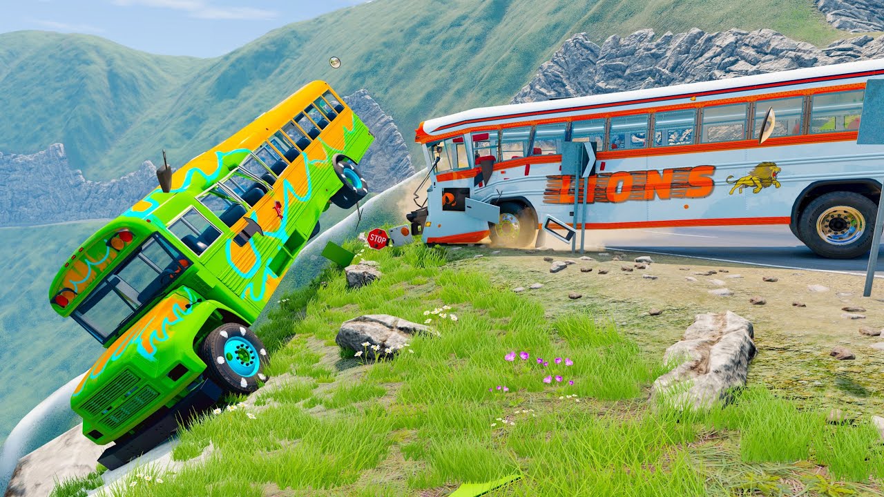 Cliff Drops #15 - Car Crashes | BeamNG Drive