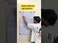 Rank of Matrix in 5 Seconds 😱 | PYQ Trick | CSIR NET GATE JAM