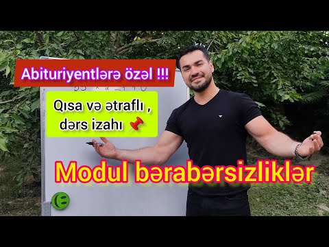 Modul bərabərsizliklər-Mövzu izahı  #riyaziyyat #bərabərsizlik #11sinif