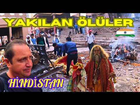 🇮🇳İNSANLAR'IN KENDİ İSTEĞİ İLE Y@KILM@YI BEKLEDİĞİ KORKUNÇ ŞEHİR  VARANASİ'YE GELDİM! HİNDİSTAN《151》