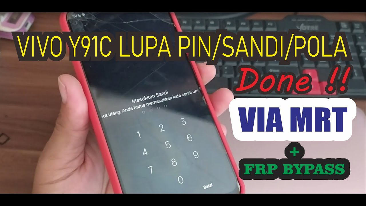 Vivo Y91c Forgot Pin Password Pattern And Frp Bypass For Gsm