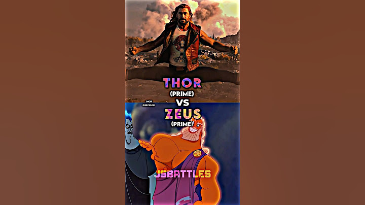 Thor vs Zeus