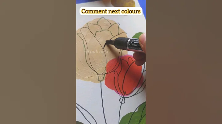 Day 1/10 of daily boho art ✨ Acrylic painting | easy canvas drawing #floralart #asmr #satisfyingart