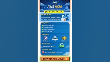 FREE TLS in AWS 😲 |  AWS ACM  #interviewtips #cloudcomputing #aws #FreeTLS #ssl #learncloud