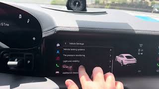 How to select smart lift on a Taycan screenshot 5