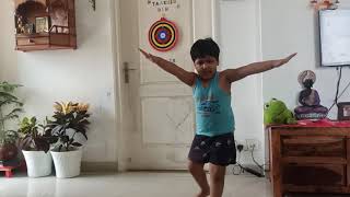 Marshal Arts lessons by 4 year old Taarush