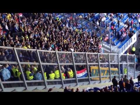 Cambuur fans going crazy on "Tsunami"