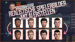 Football Manager Tutorial: Realistische NewGen/ReGen Gesichter mit KI generieren