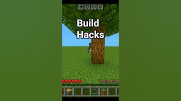 MINECRAFT BUILD HACKS #minecraft #shorts