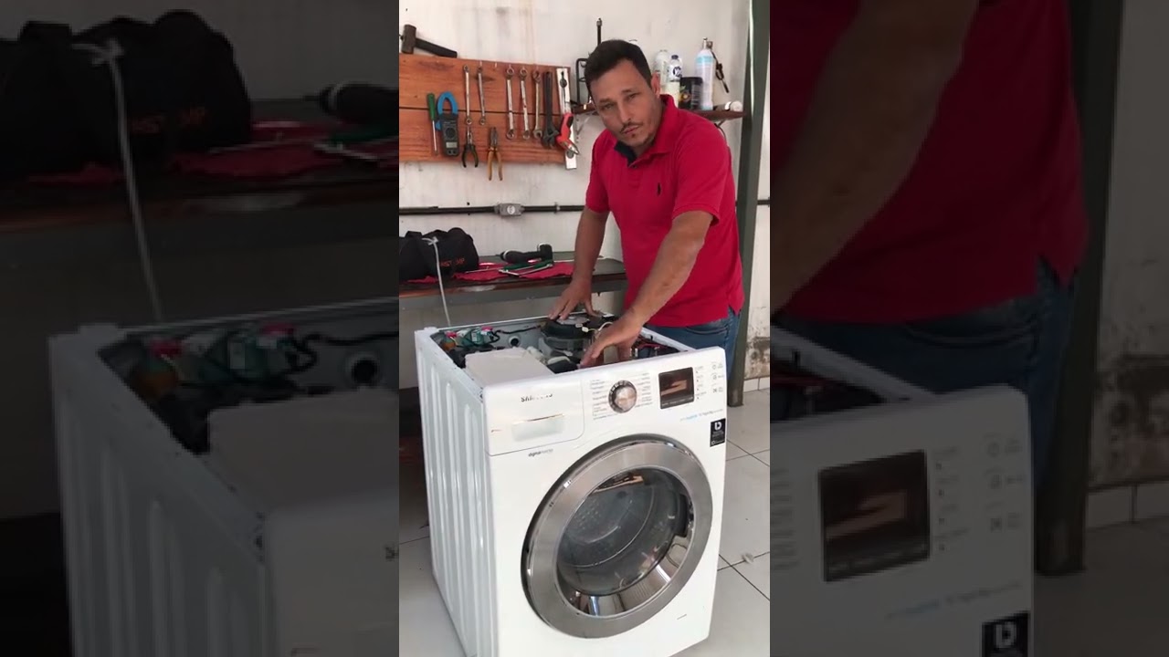 Erro FE lavadora Samsung