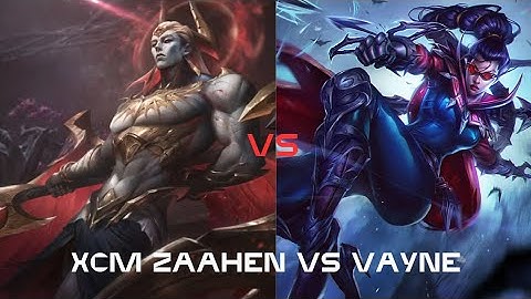 xcm zaahen vs vayne – new champion vs adc top (grandmaster cn)