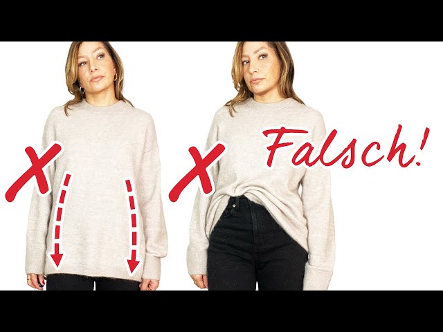 Zu große pullover tragen Clearance