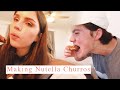 Making Nutella Churros | Carolynn's Kitchen (Vlog)
