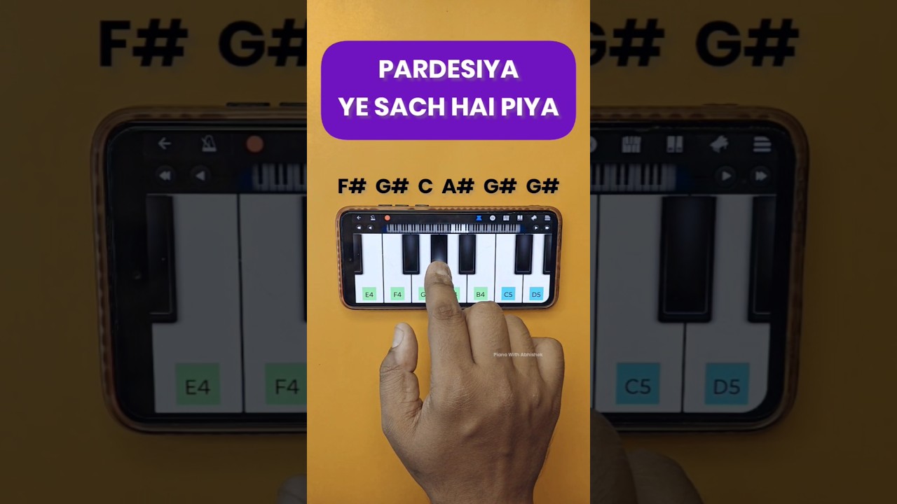 Pardesiya Ye Sach Hai Piya Easy Tutorial