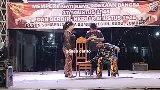 Abak Kirun Bintang Tamu Pelawak Ludruk Budhi Wijaya Hut Ri Ke 80 Di Sumberaji Ds Sumberteguh