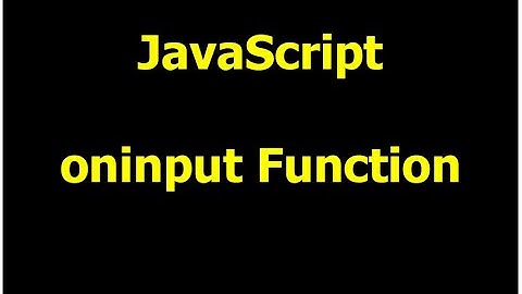 JS oninput Function Example | JavaScript Project | HTML | CSS | Web Development